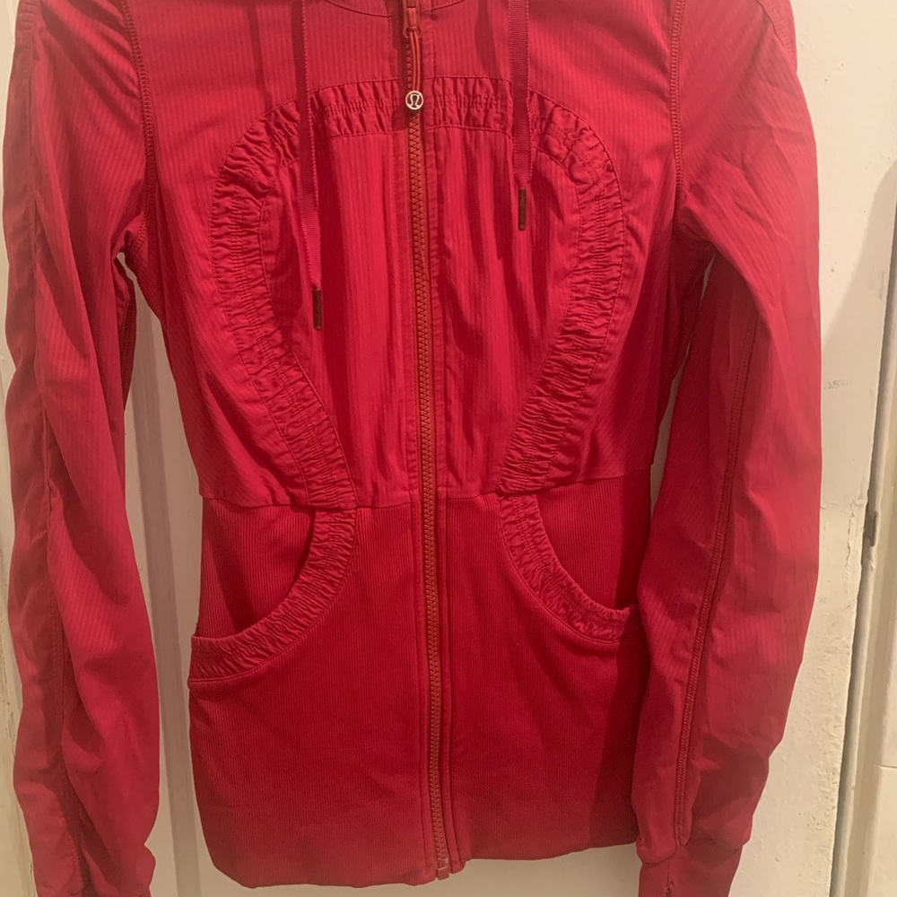 lululemon dance studio jacket in bumble berry